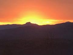 Table Rock At Sunset